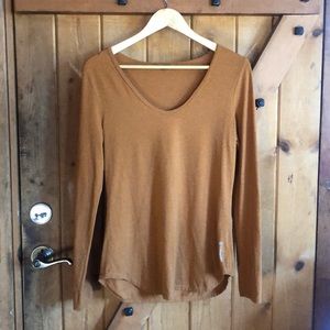 Merrell Copper Colored Long Sleeve, size medium